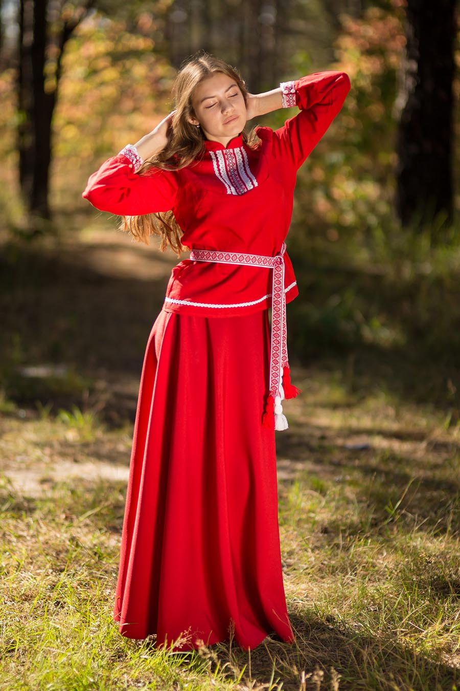 Underwear Women in Slavic costumes in Hamheung