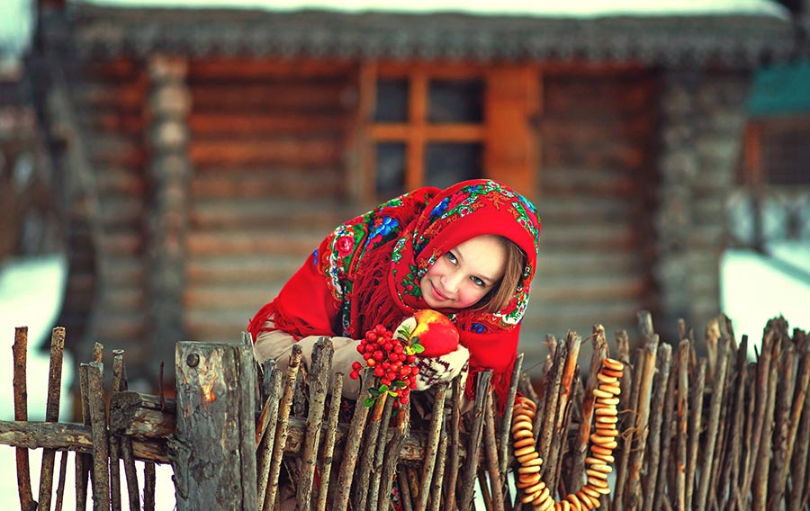 Sexy girl Women in Slavic costumes in Hamheung